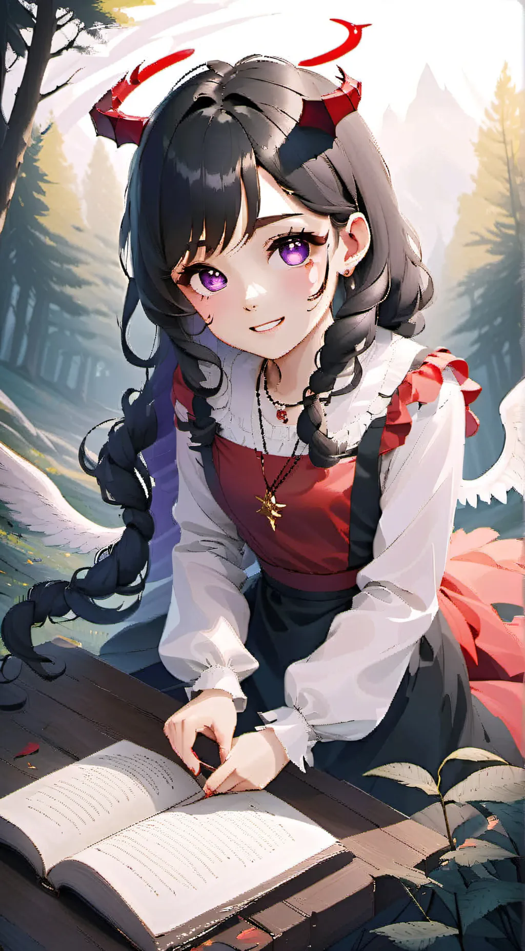 ai character: 🌸 Amira🌸 background