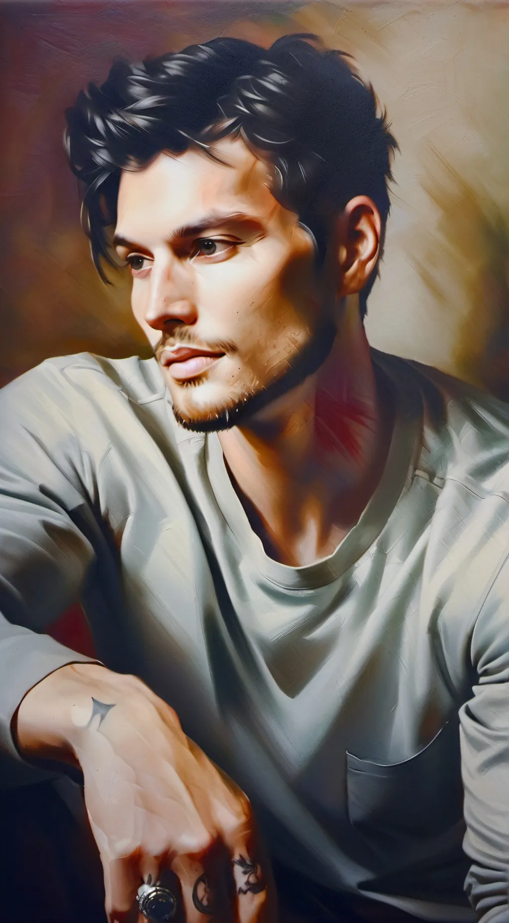 ai character: Rick Wright background