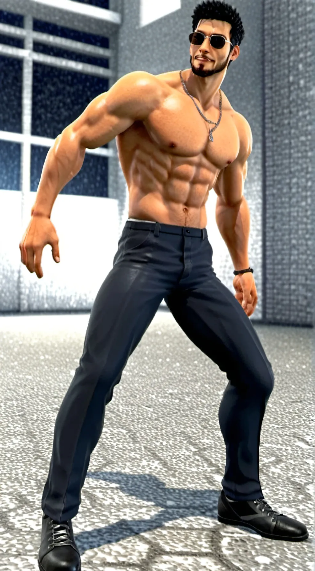 ai character: GAY background