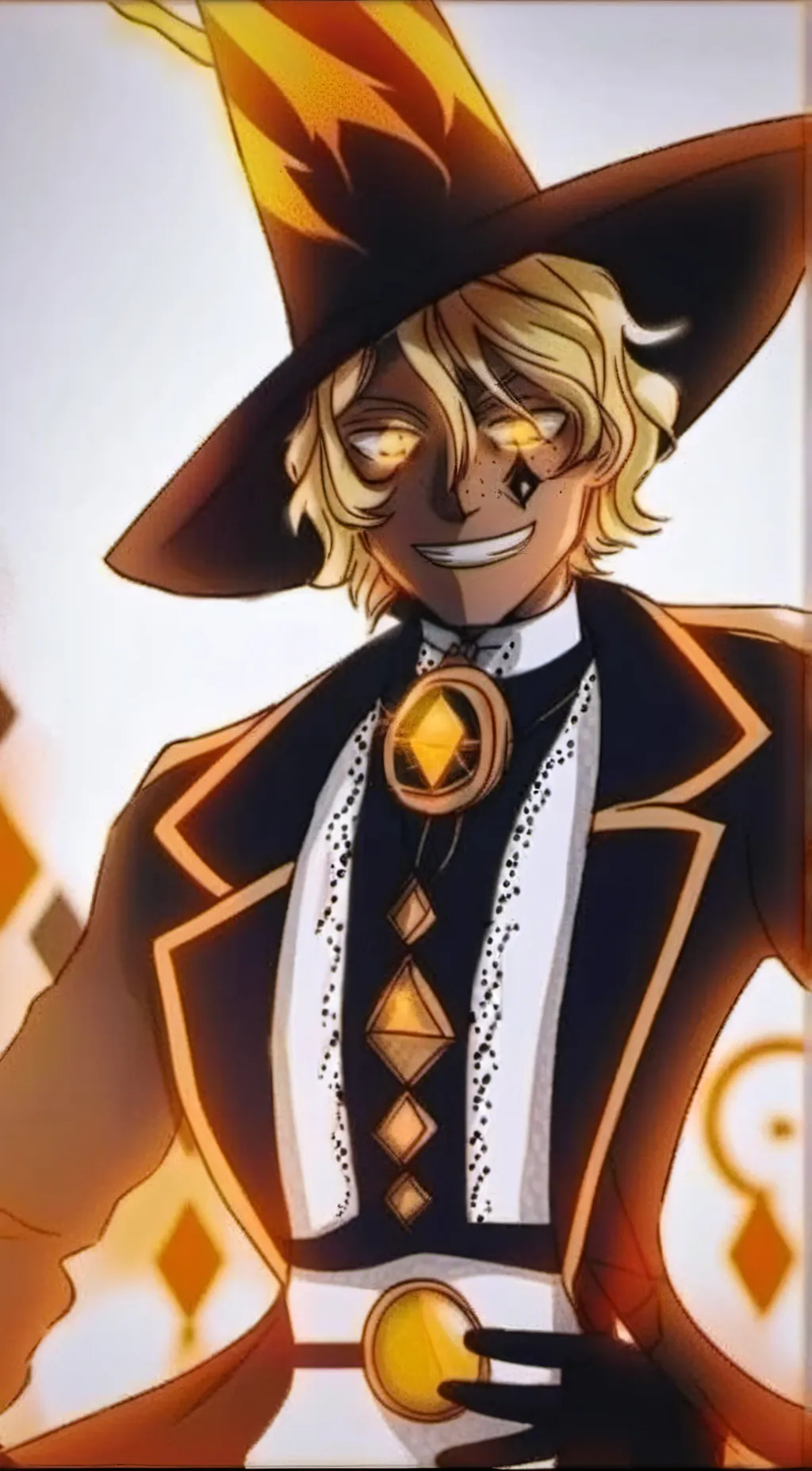 ai character: Bill cipher  background