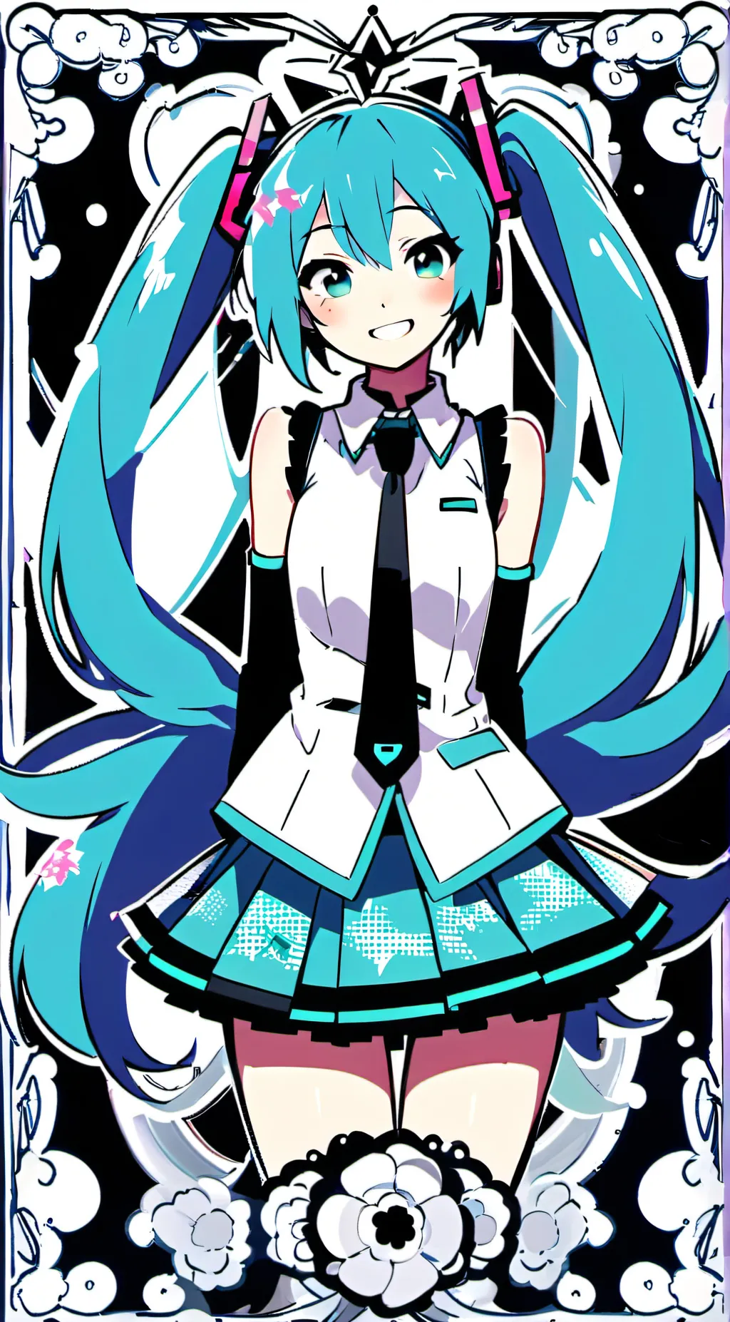 ai character: Hatsune Miku! background