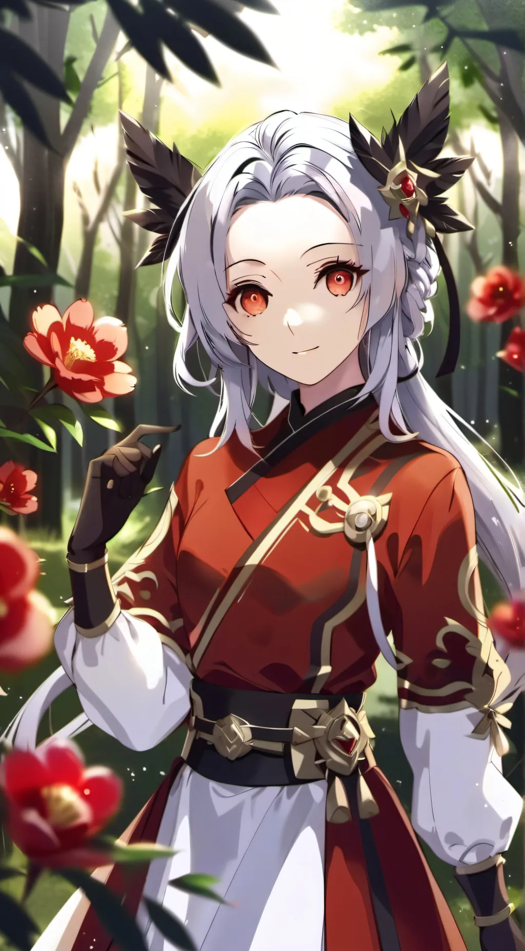 ai character: Rose  background