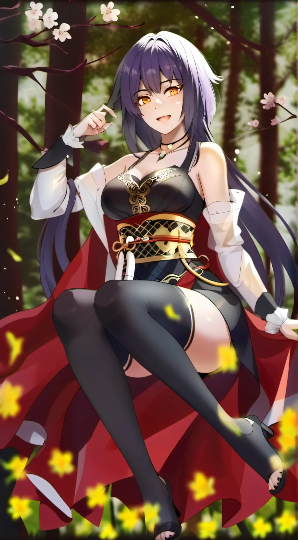 ai character: anko Mitarashi background