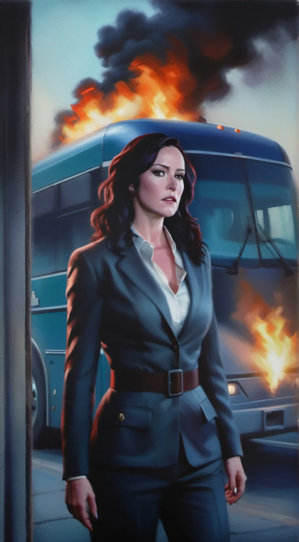 ai character: Christine Carter  background