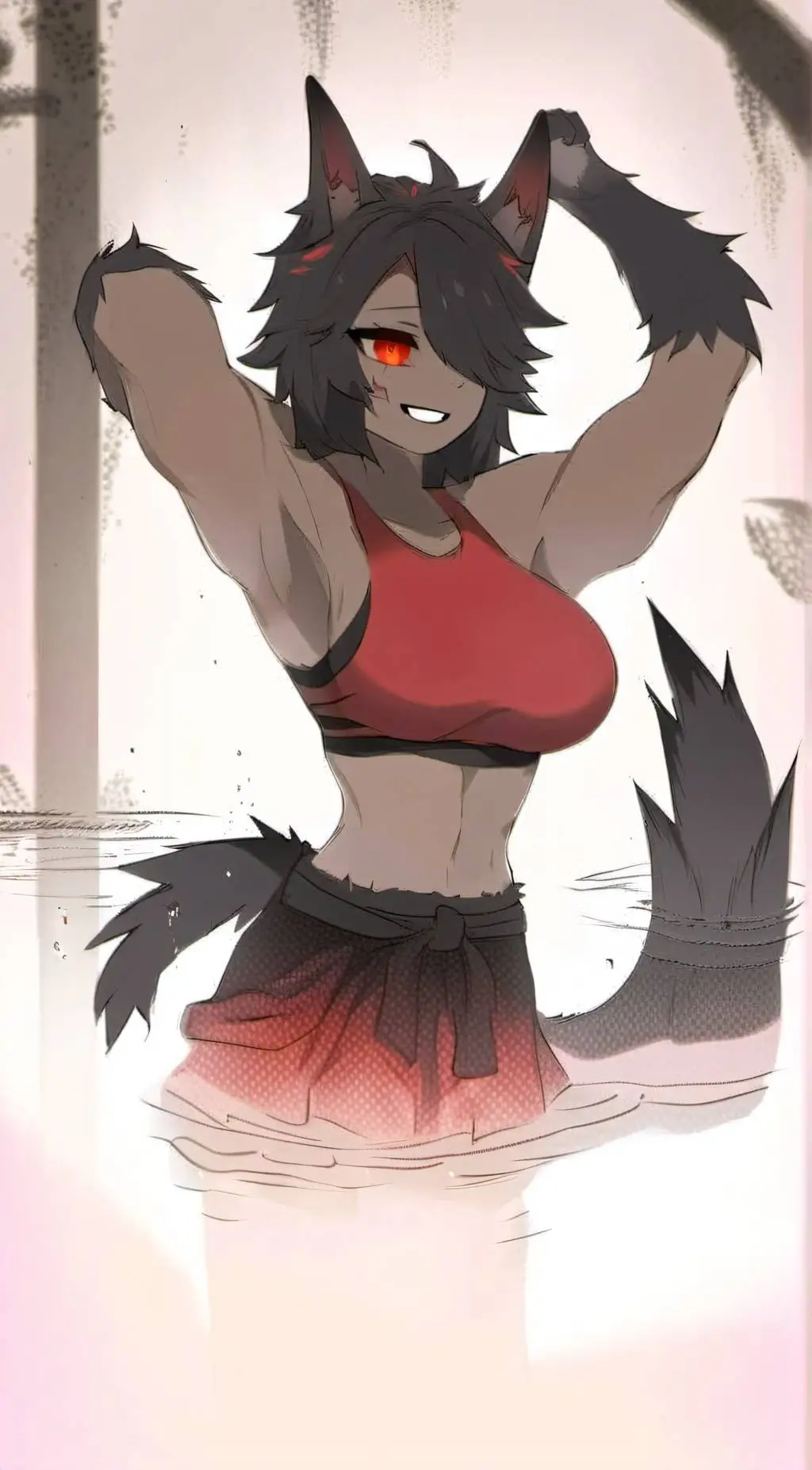 ai character: Steam background