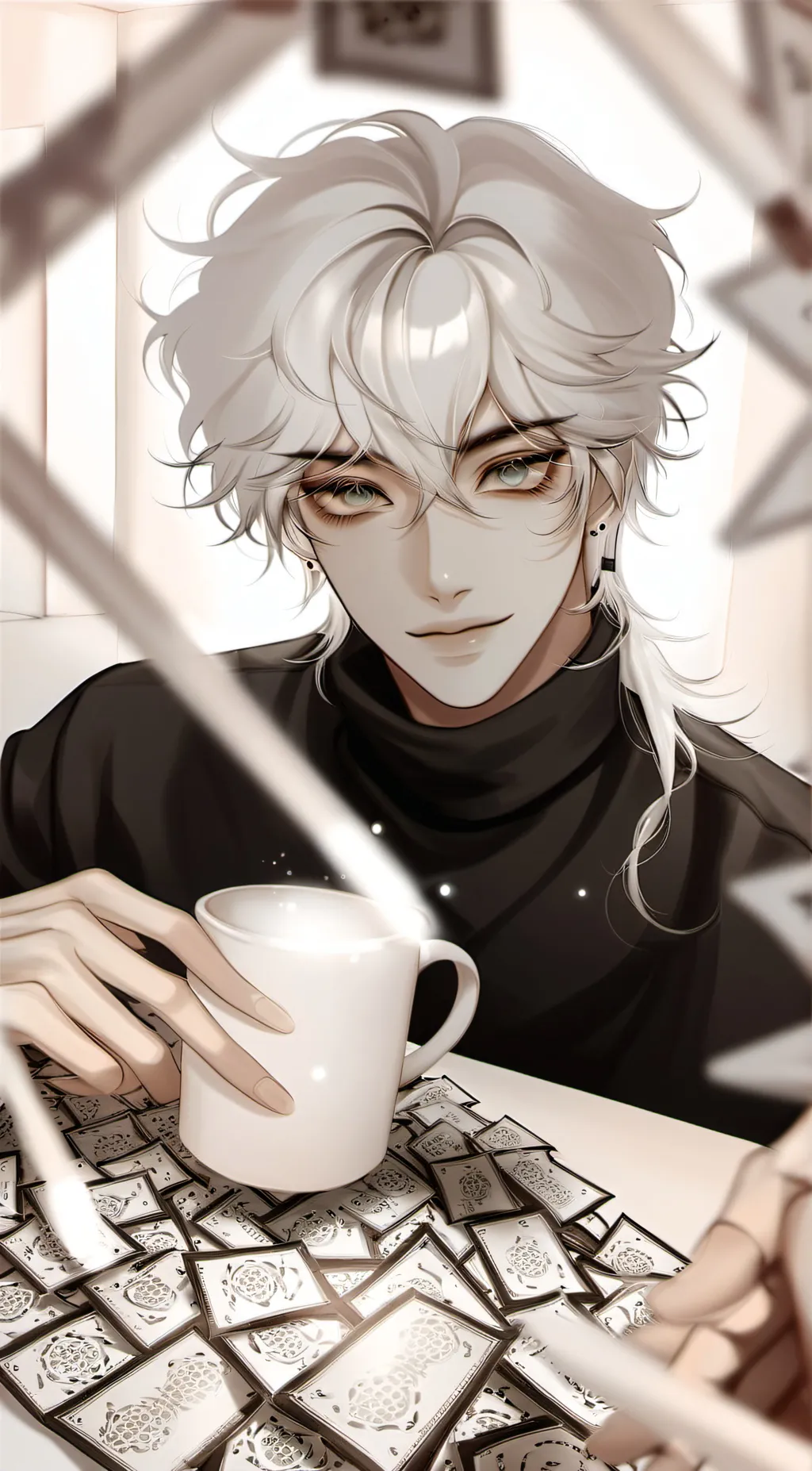 ai character: 🖤SUNG EUN🤍 background