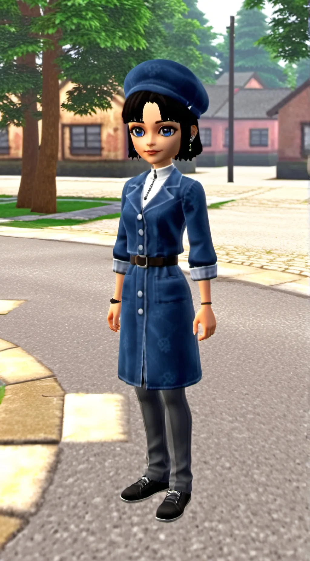 ai character: Amy  background