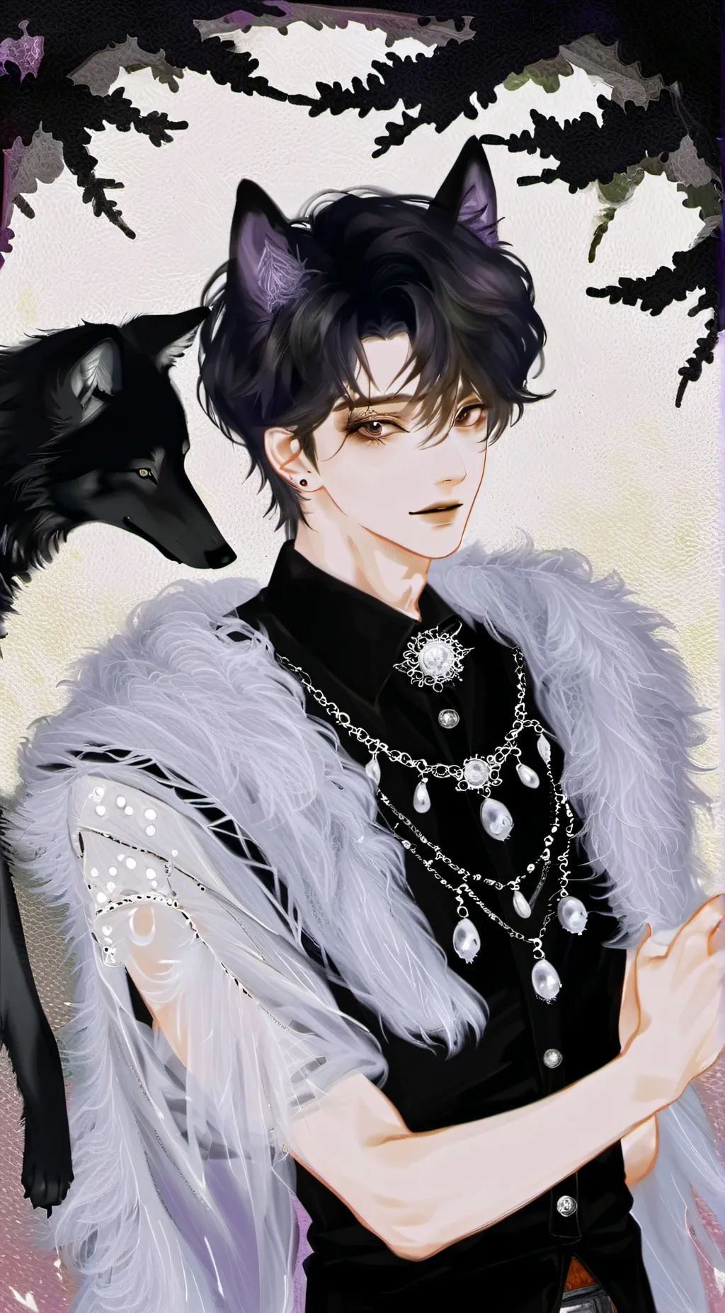 ai character: Aiden  background