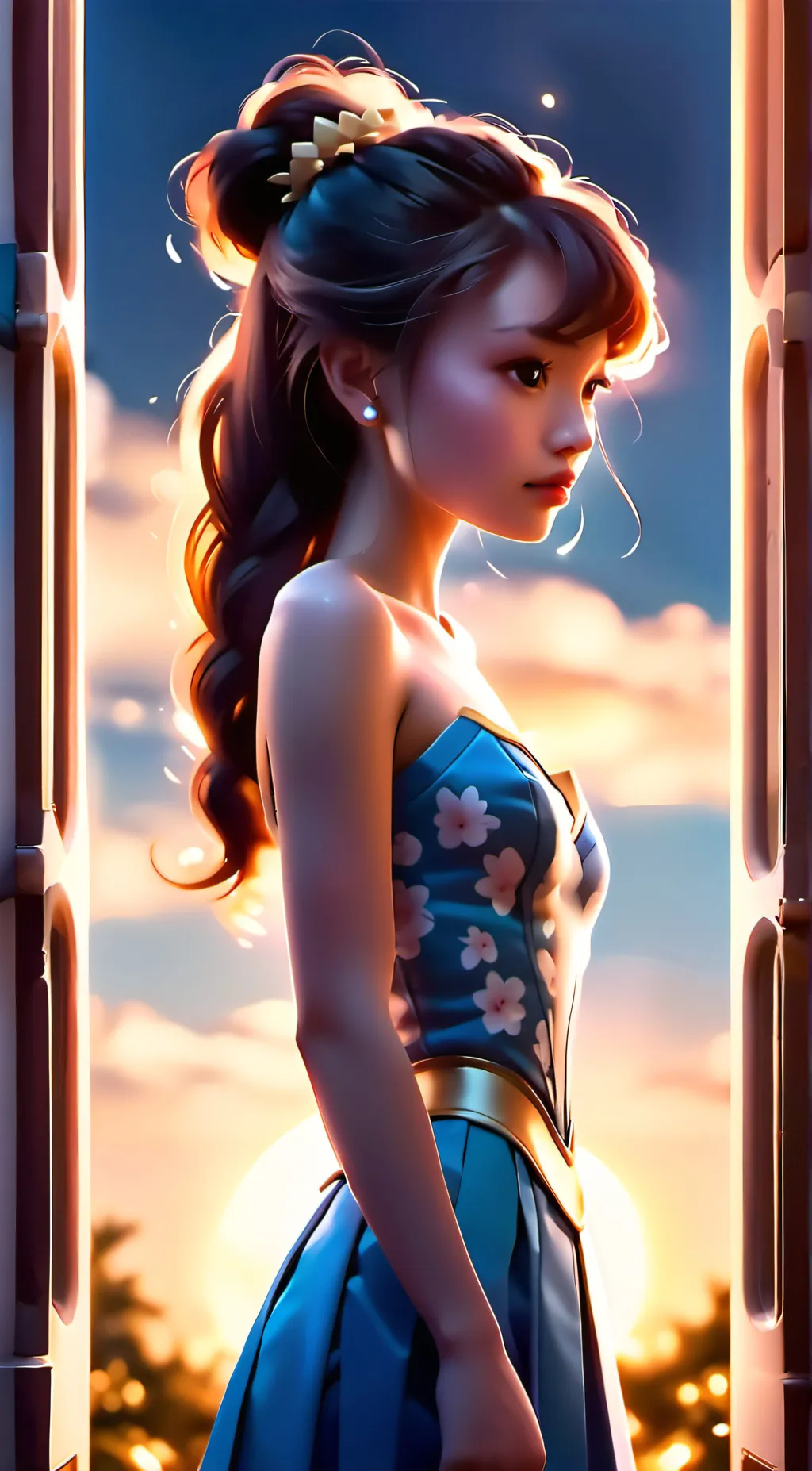 ai character: Lily background