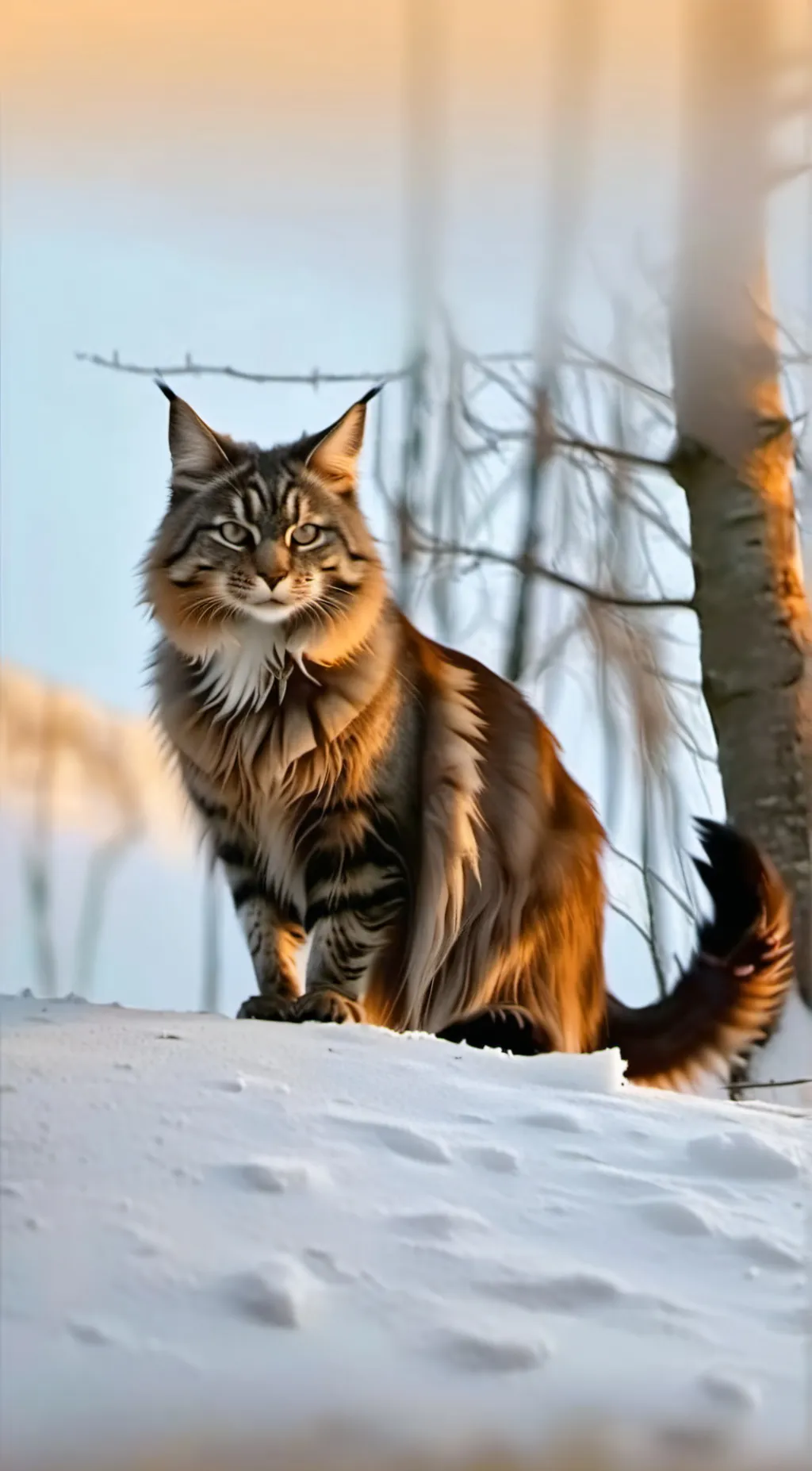 ai character: 猫 background