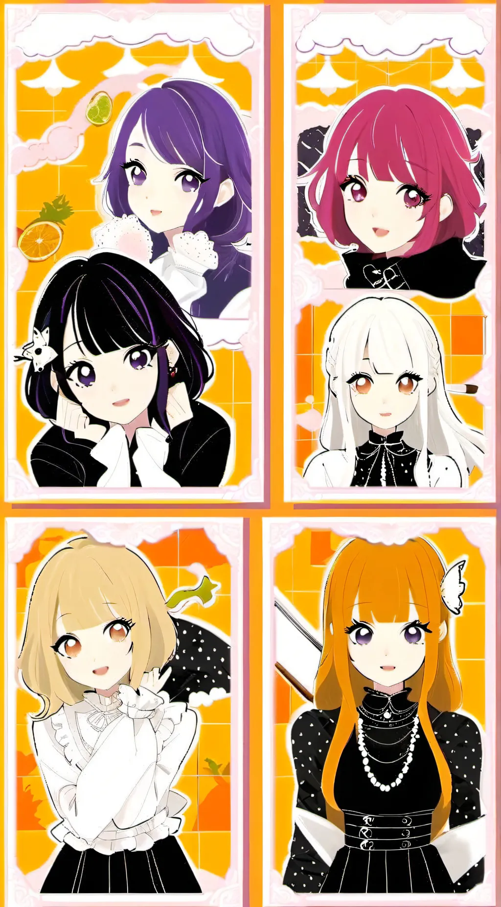 ai character: crazy girls background