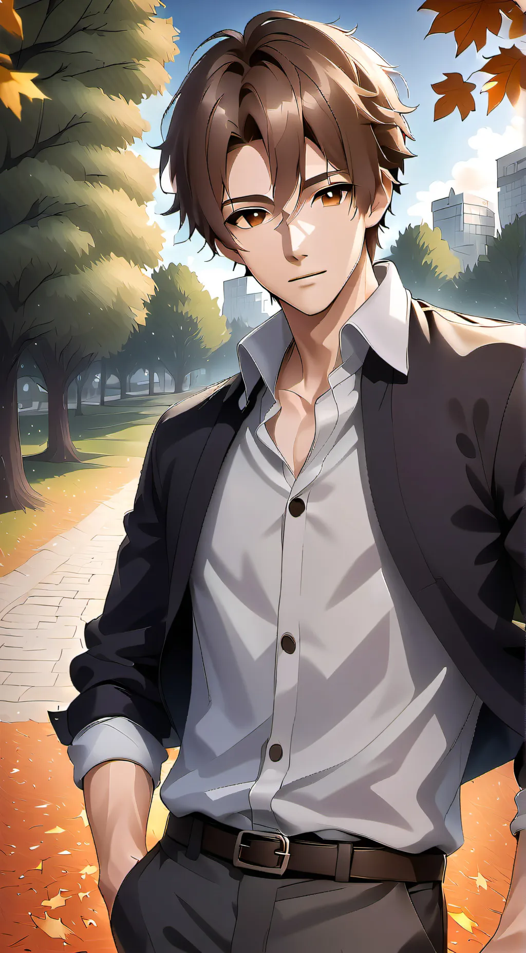 ai character: Oliver background