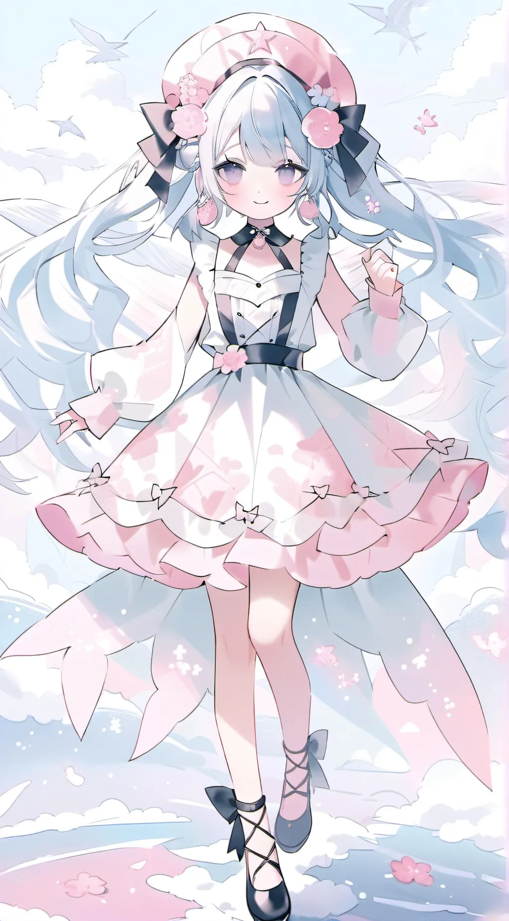 ai character: bloom background