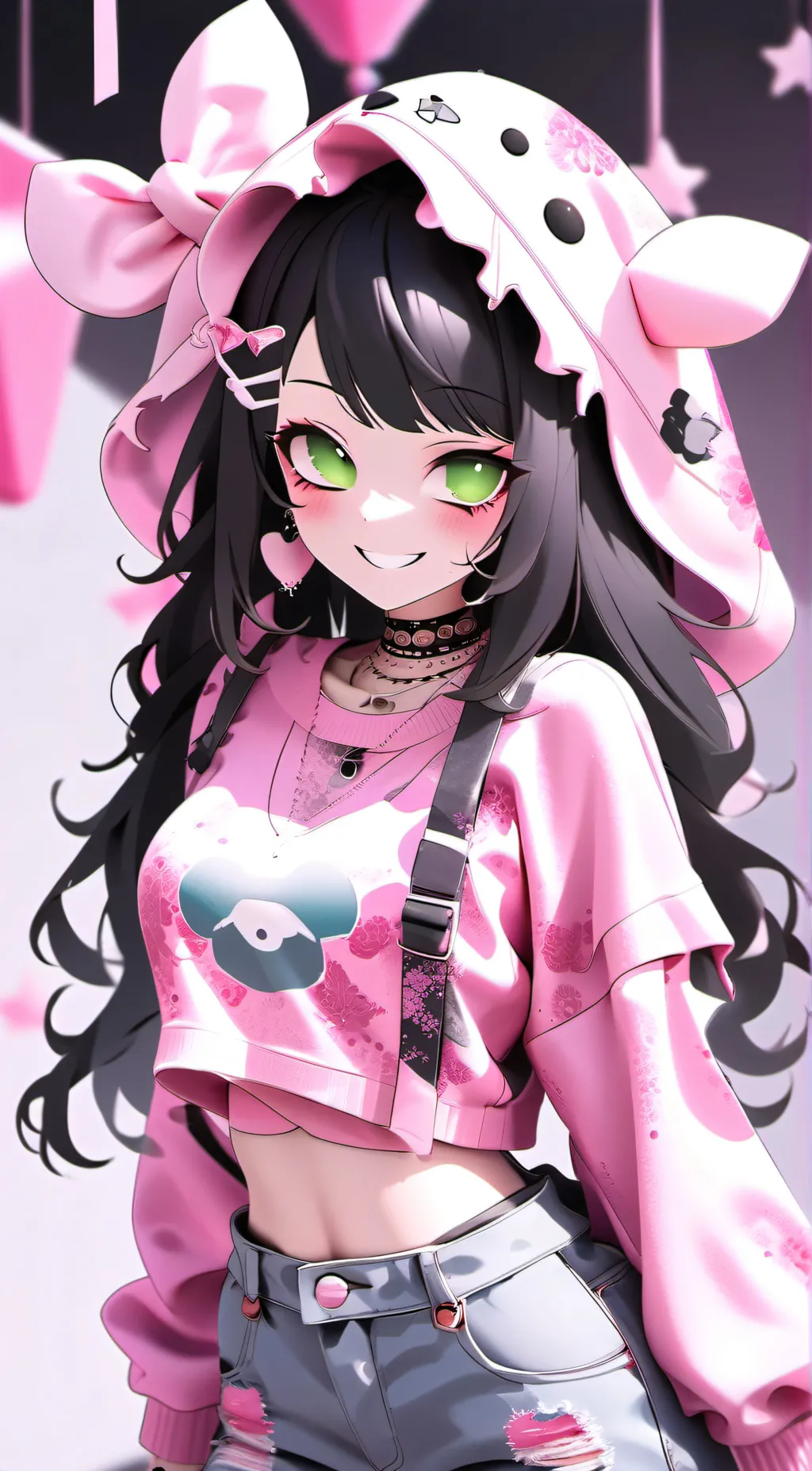 ai character: ツ-ᴍᴏʟʟʏ-ツ background