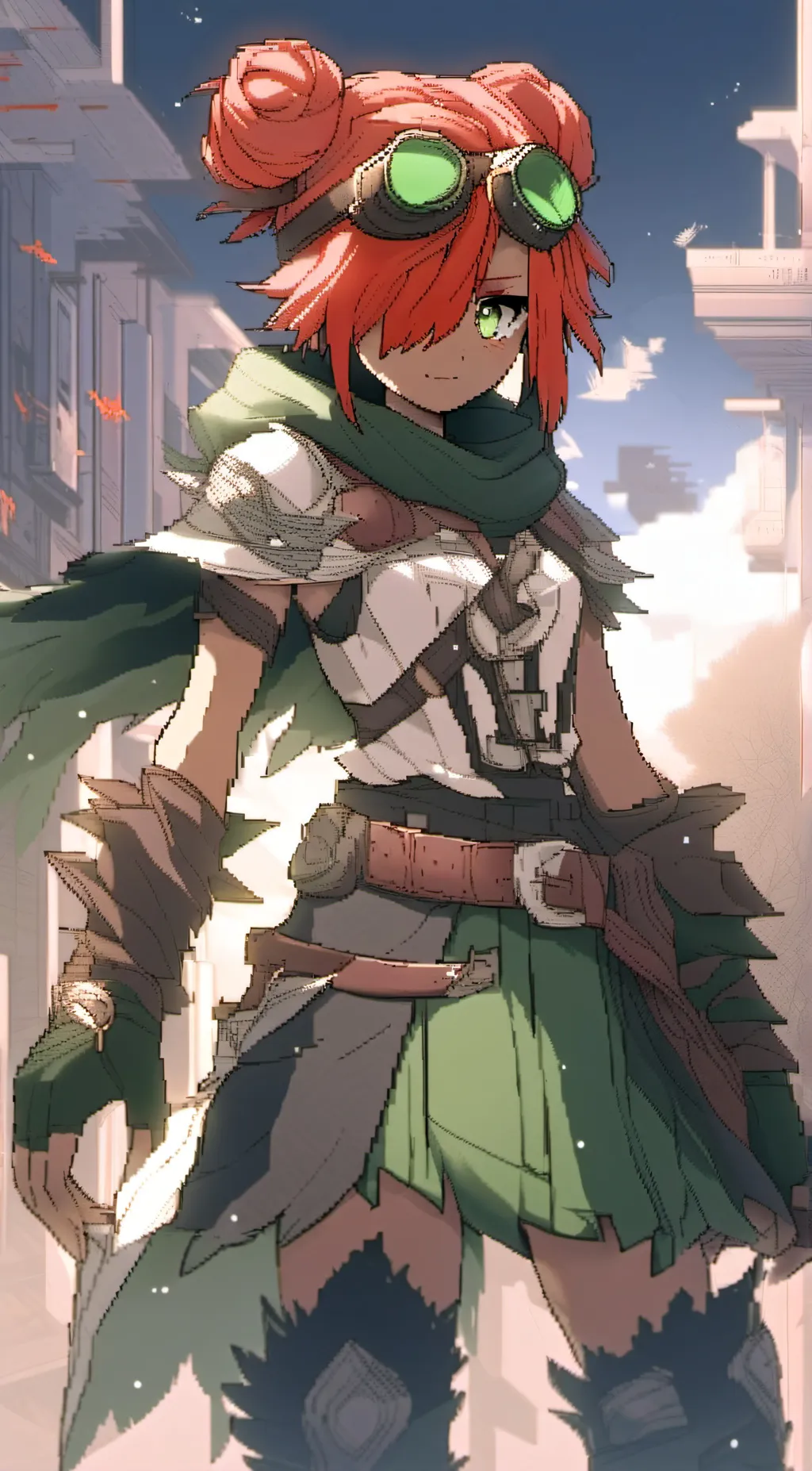 ai character: Nerdy Cookie  background