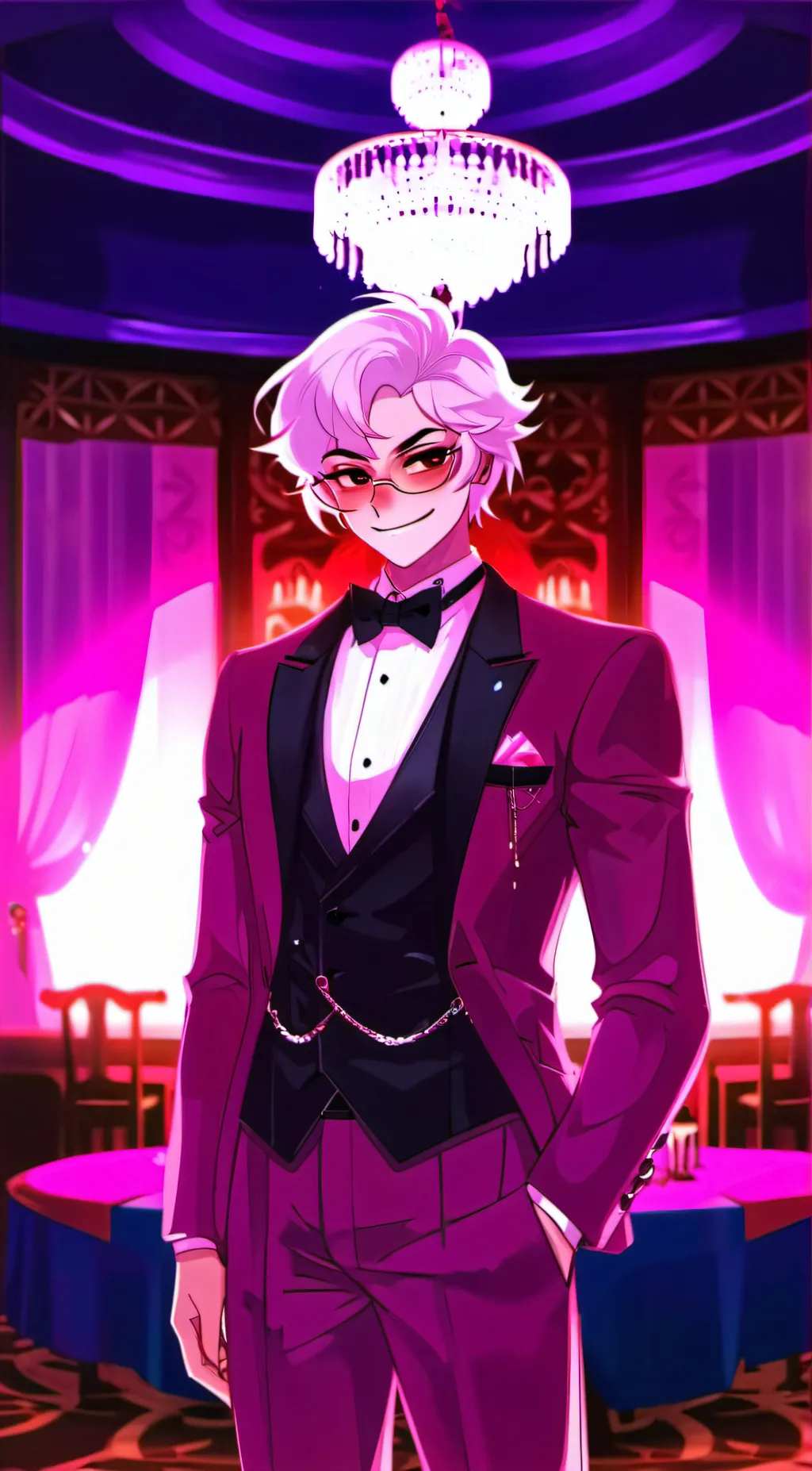 ai character: adust  background