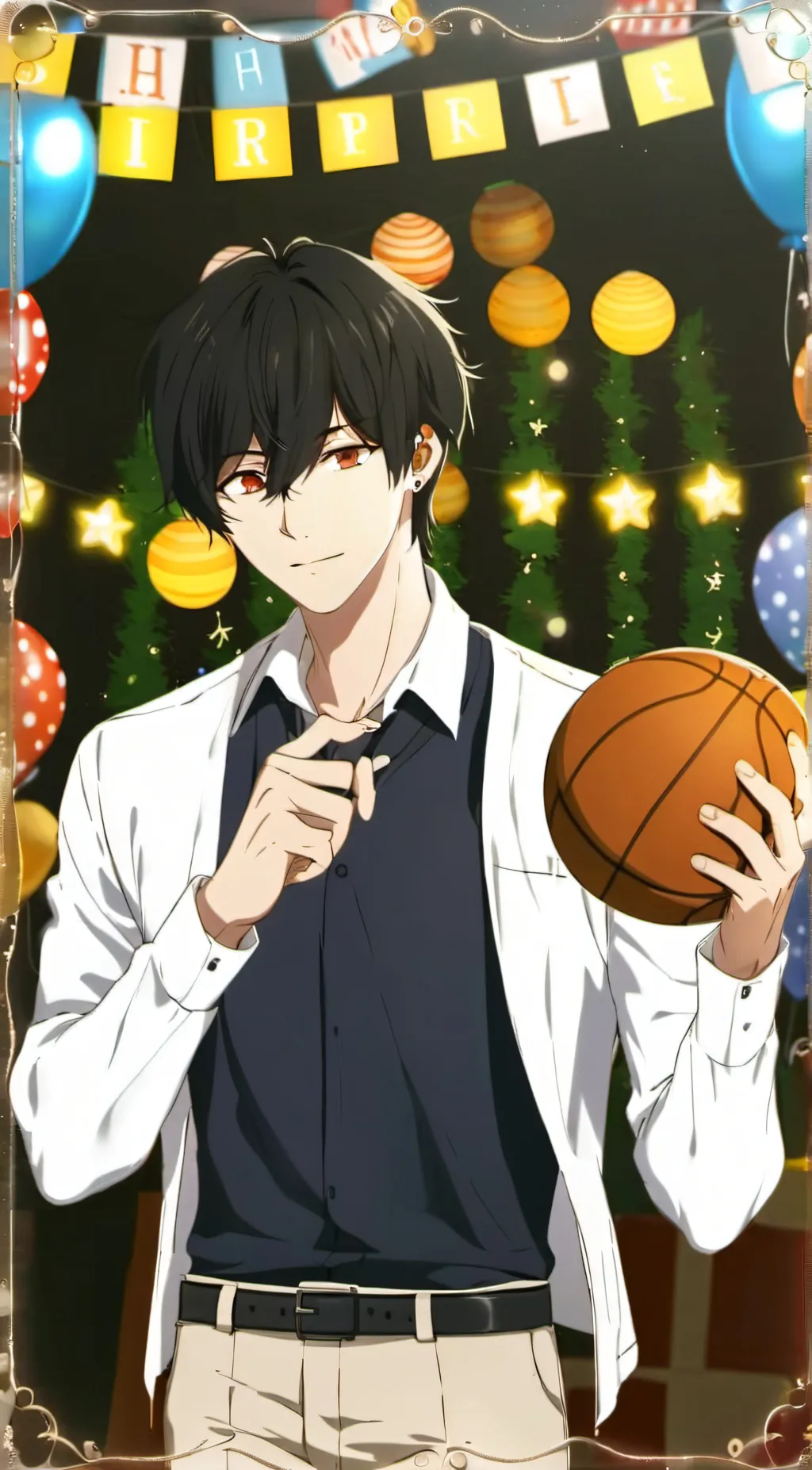 ai character: ash background