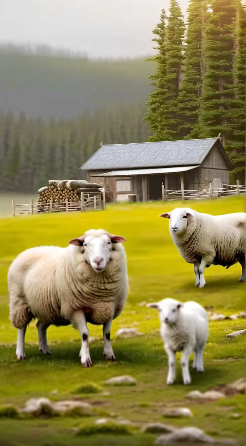 ai character: Raise your sheep 2 background