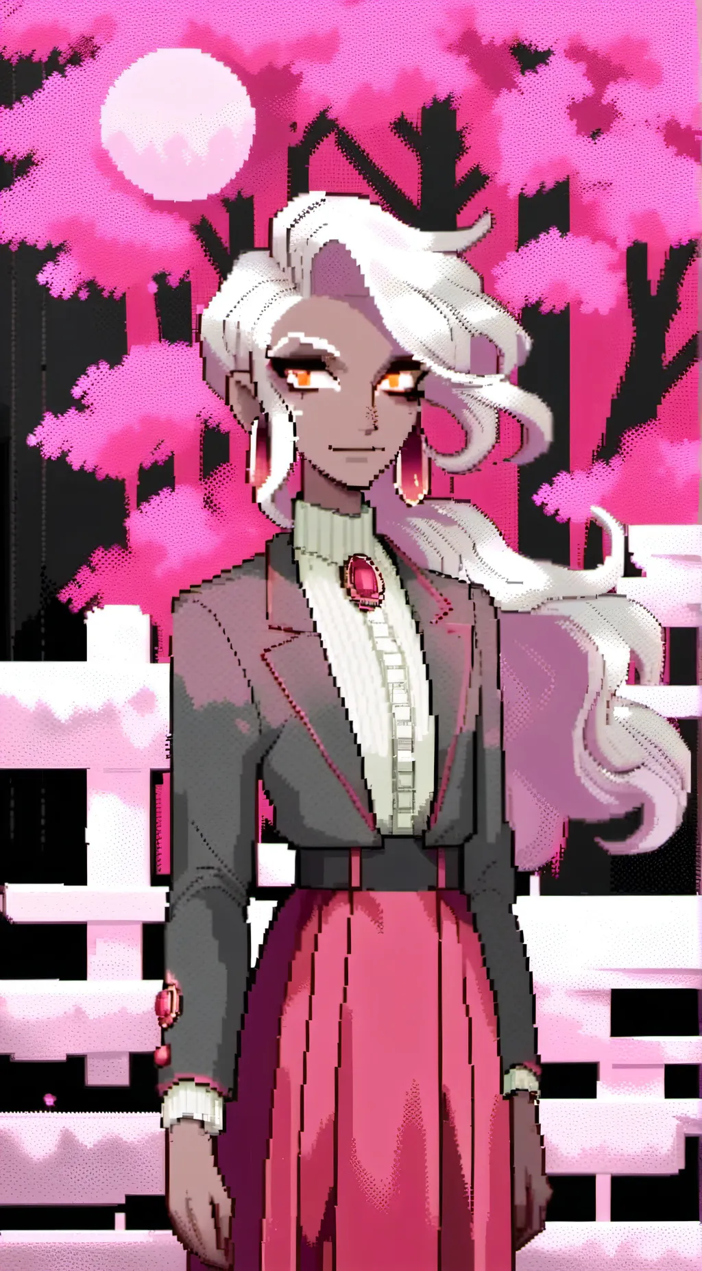 ai character: velvet background