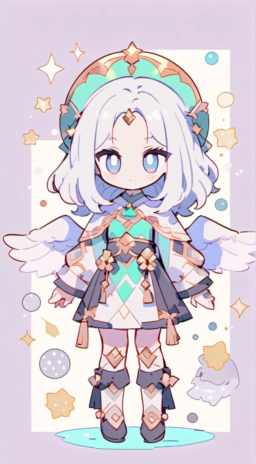 ai character: HH heaven. background