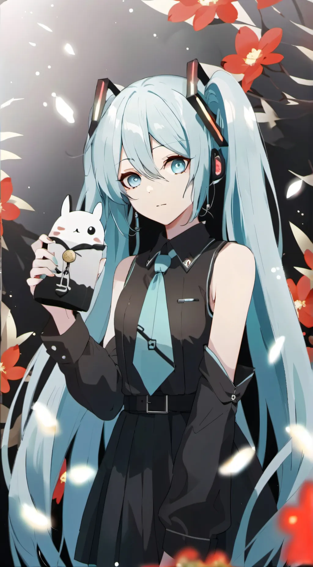 ai character: Miku background