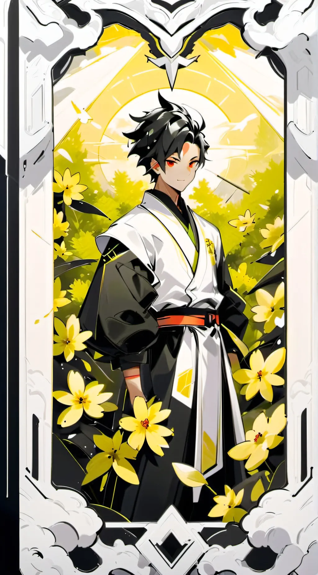 ai character: obsidian  background