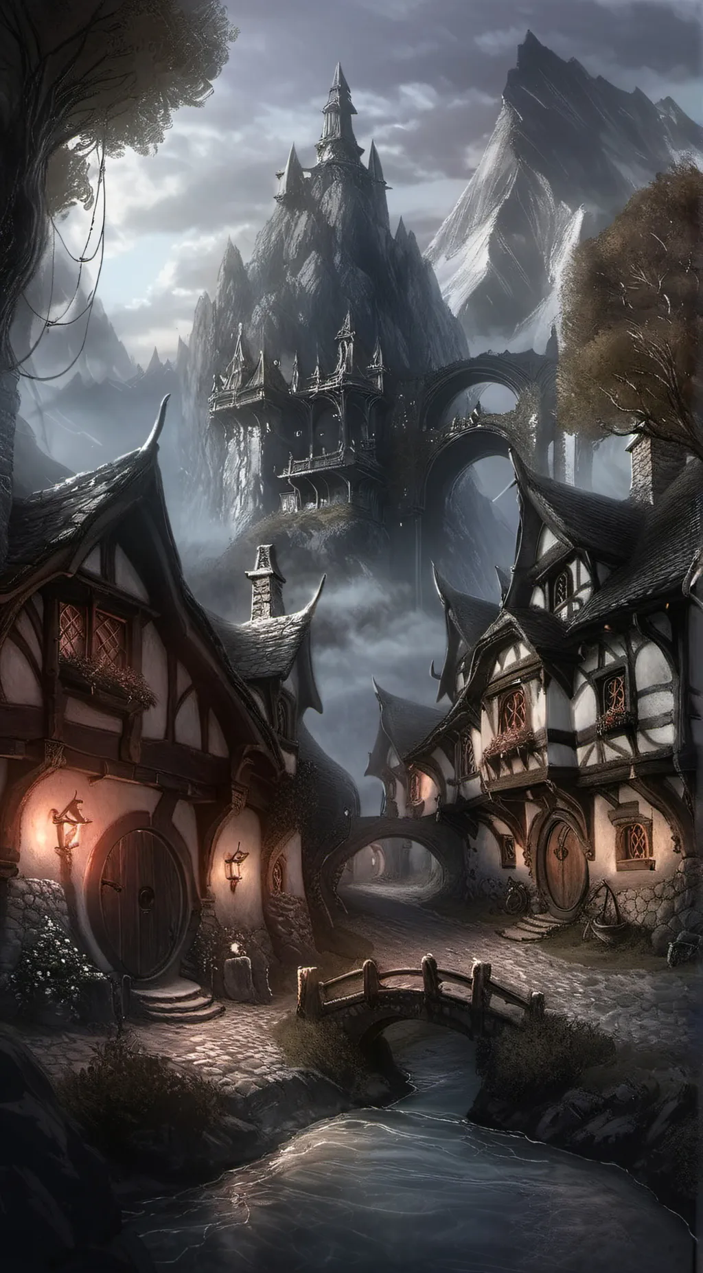 ai character: T.H and LOTR background