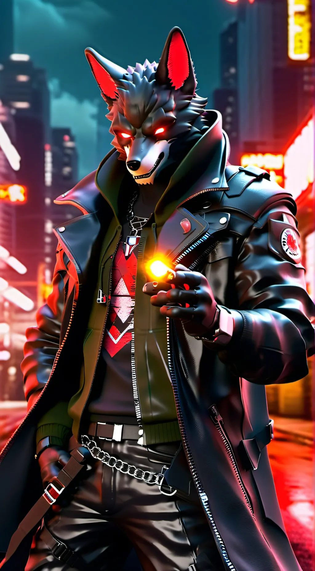 ai character: Shadow background