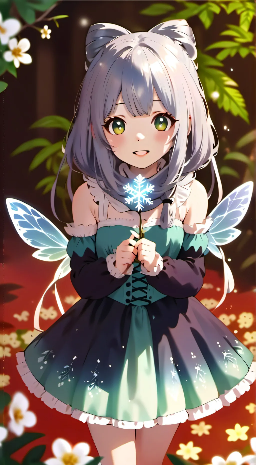 ai character: Celestia Crystalis background