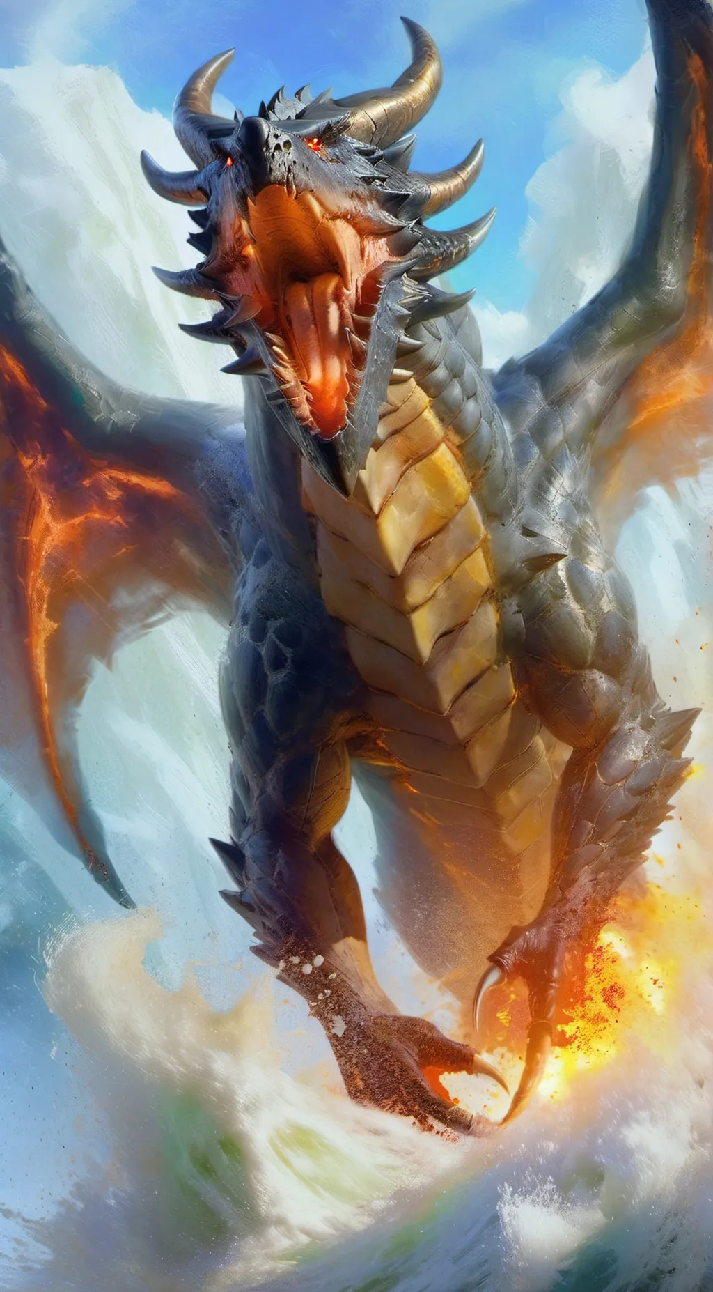 ai character: striker background