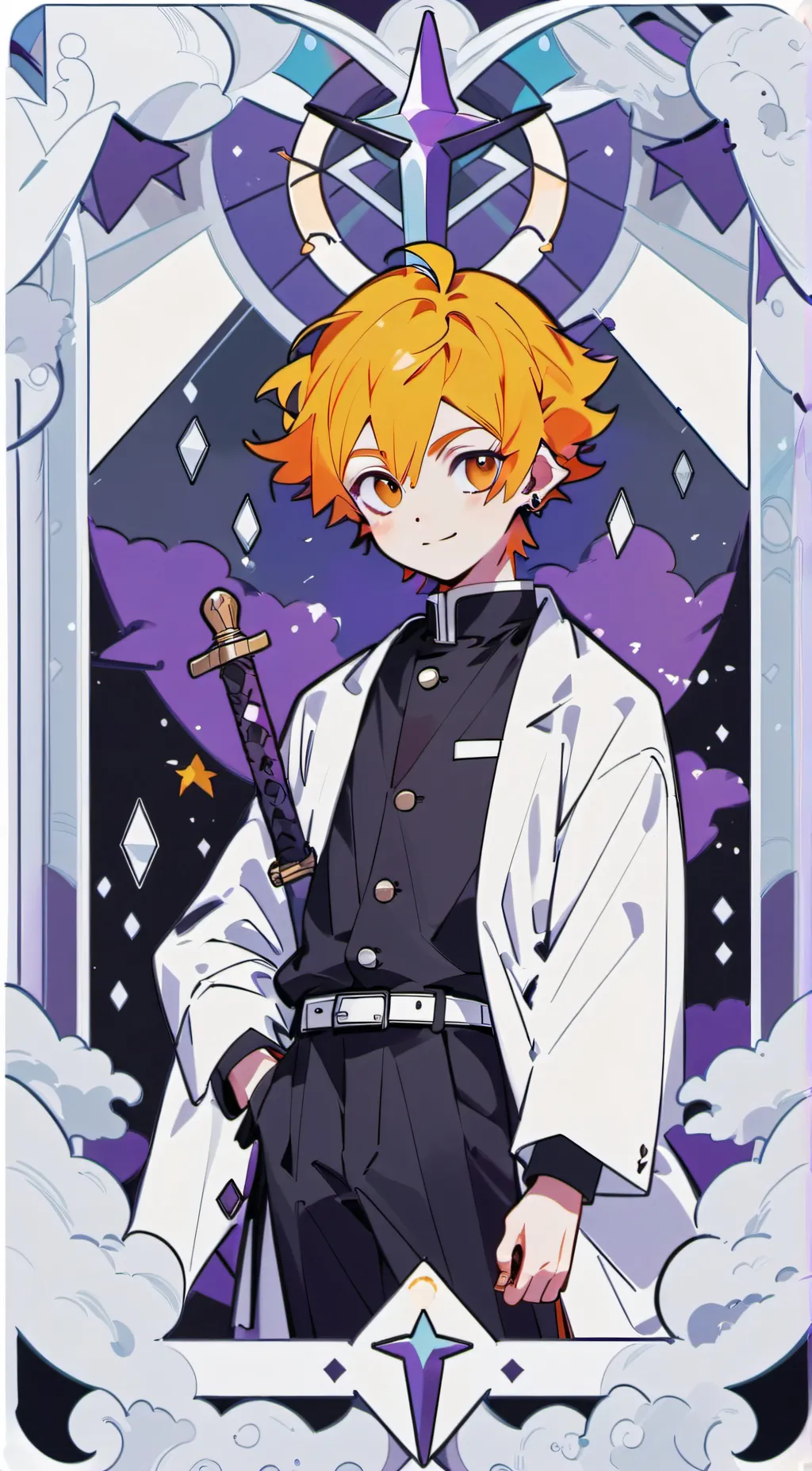 ai character: Zenitsu background