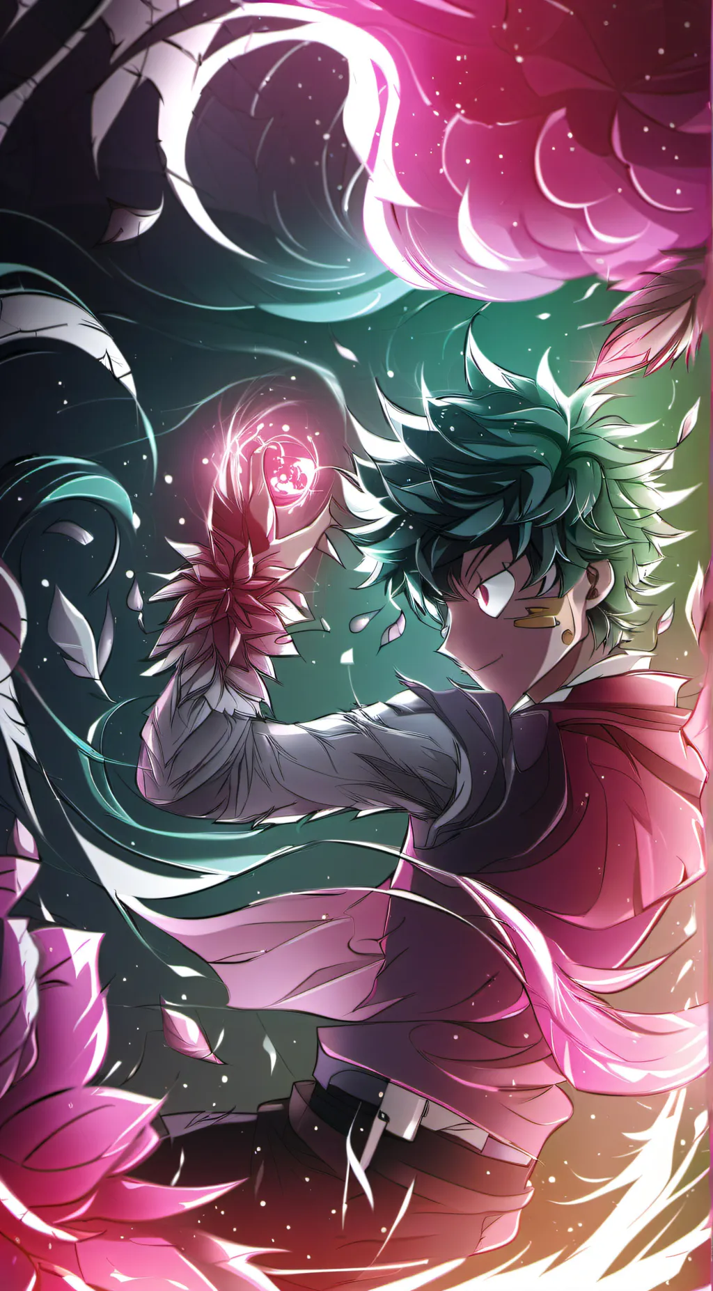 ai character: MHA BUT ONLY GIRLS background