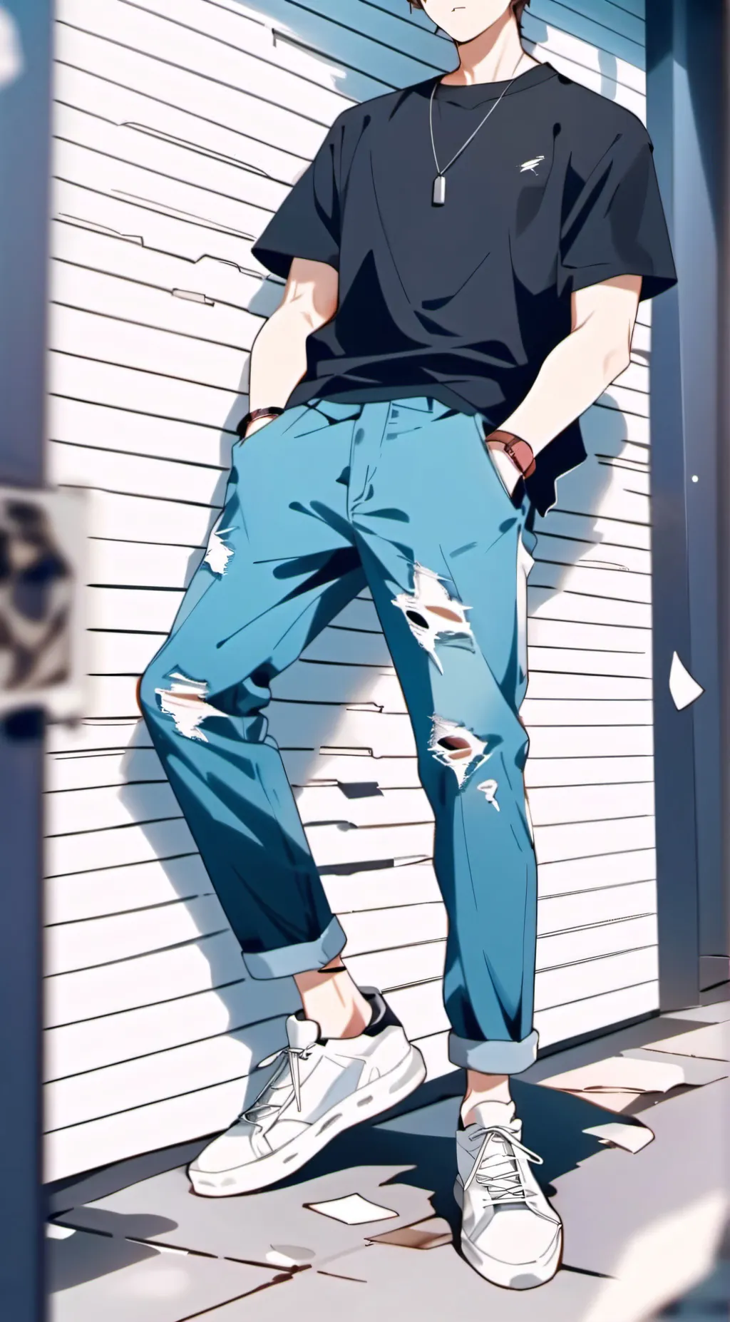 ai character: ◆ Oliver ◆ background