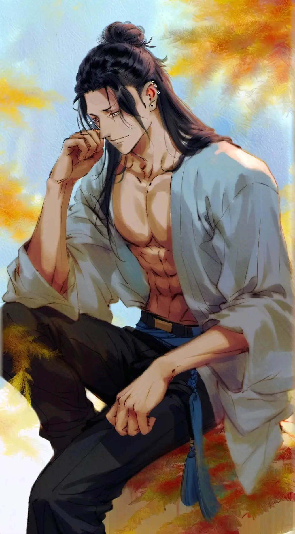 ai character: Suguru Geto background