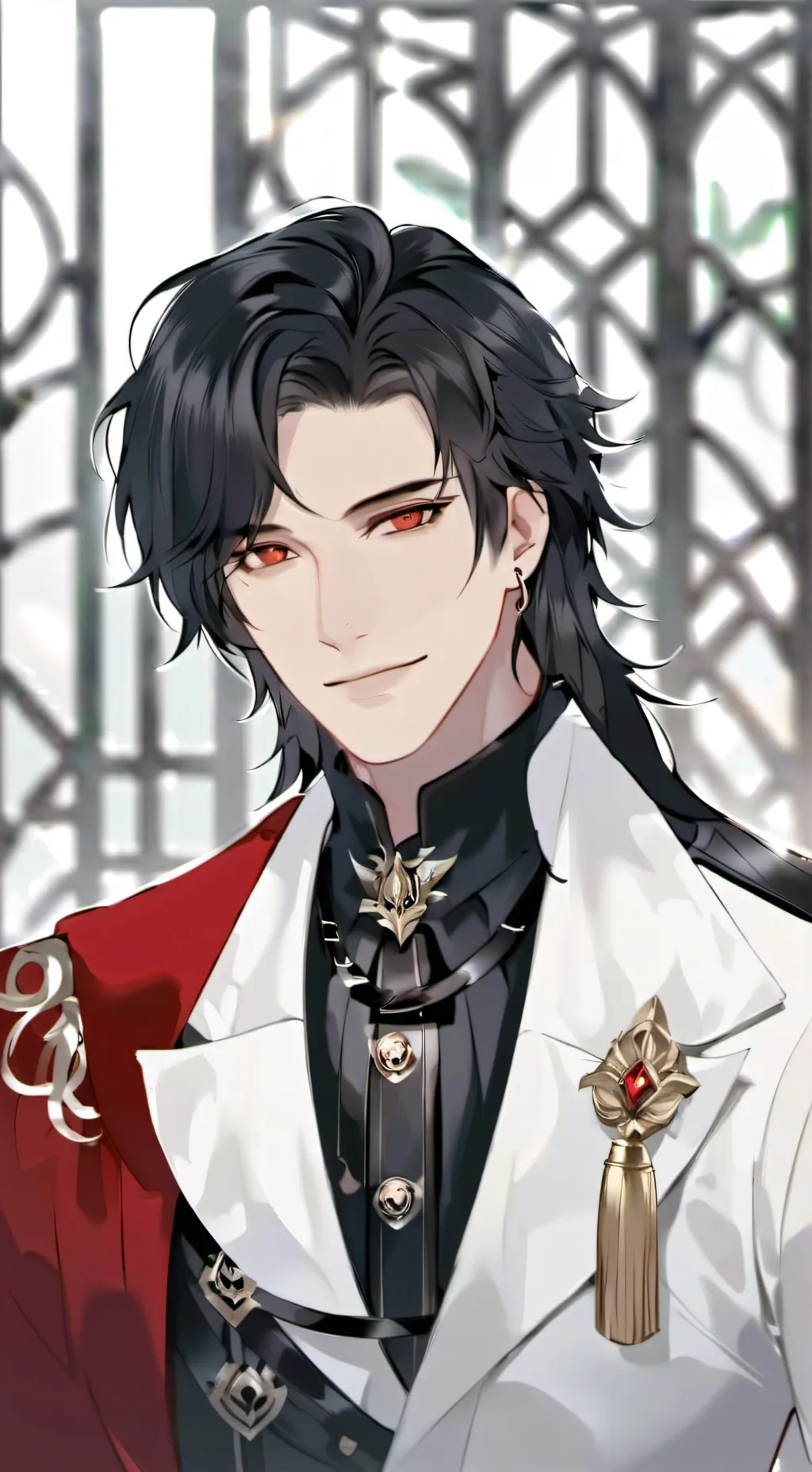 ai character: Damien  background