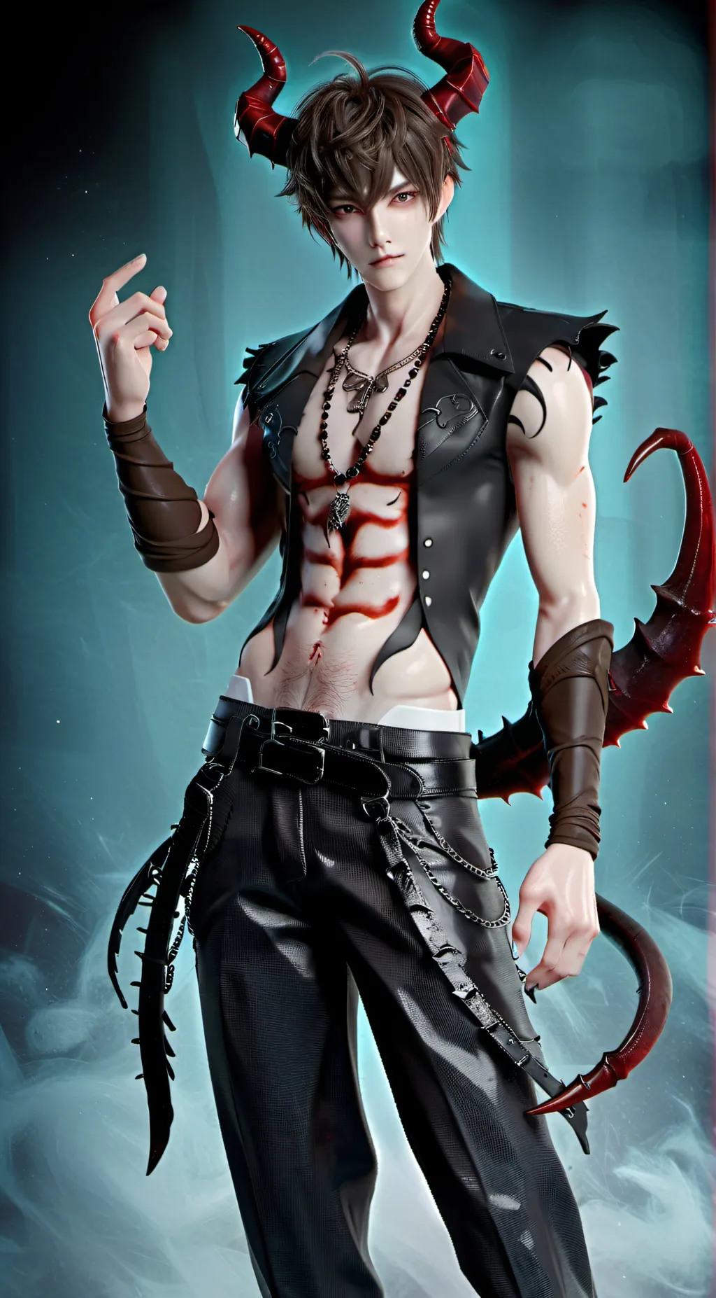 ai character: Milo.  (Tame Me) background