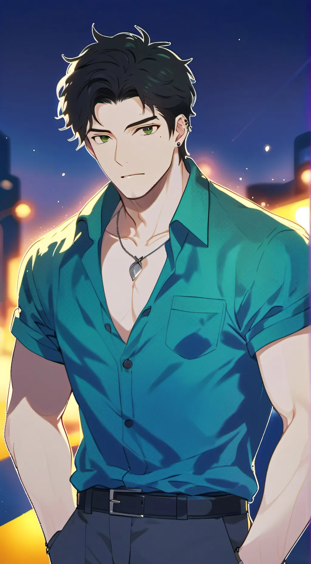 ai character: Alexander  background