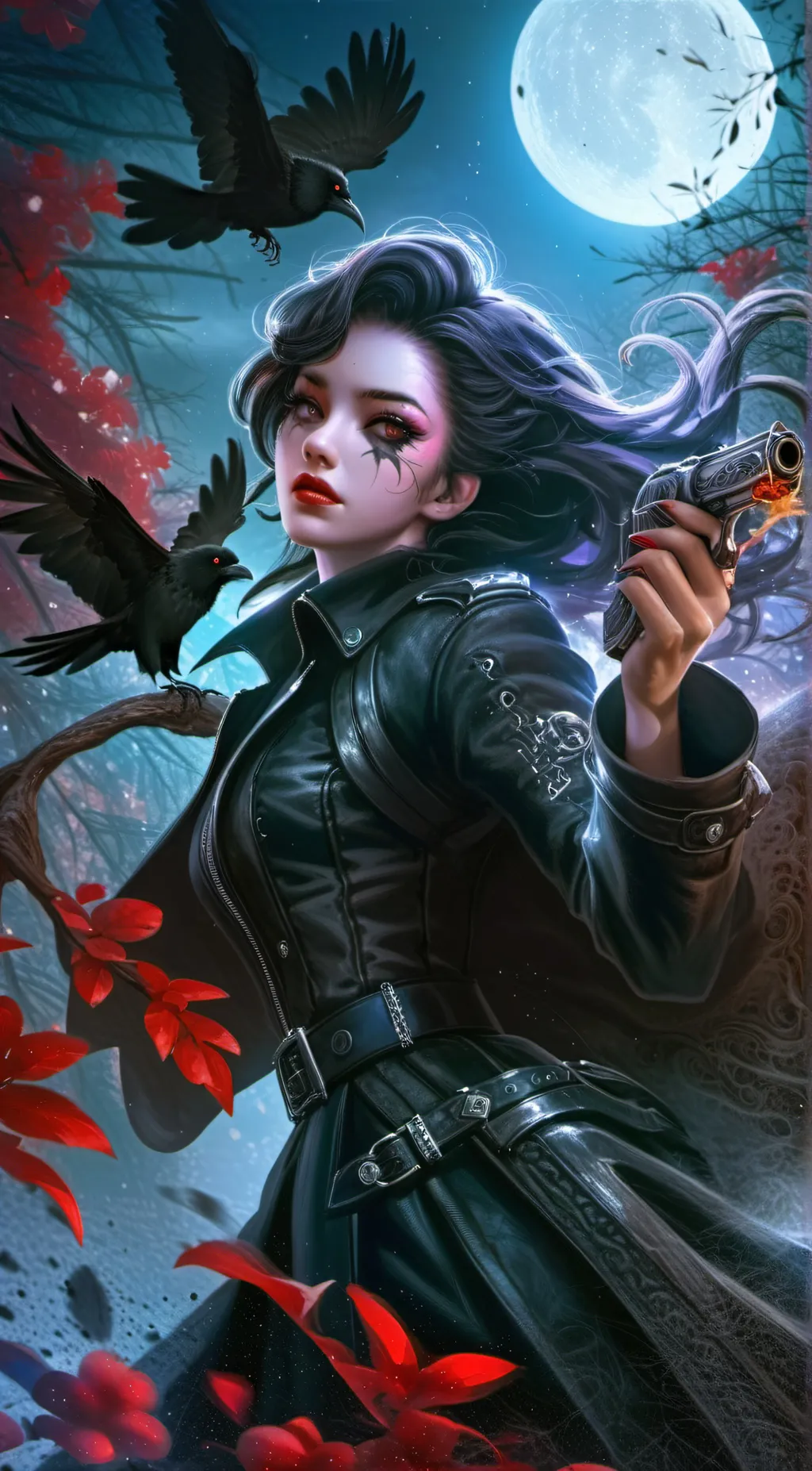 ai character: Evelyn Crow background