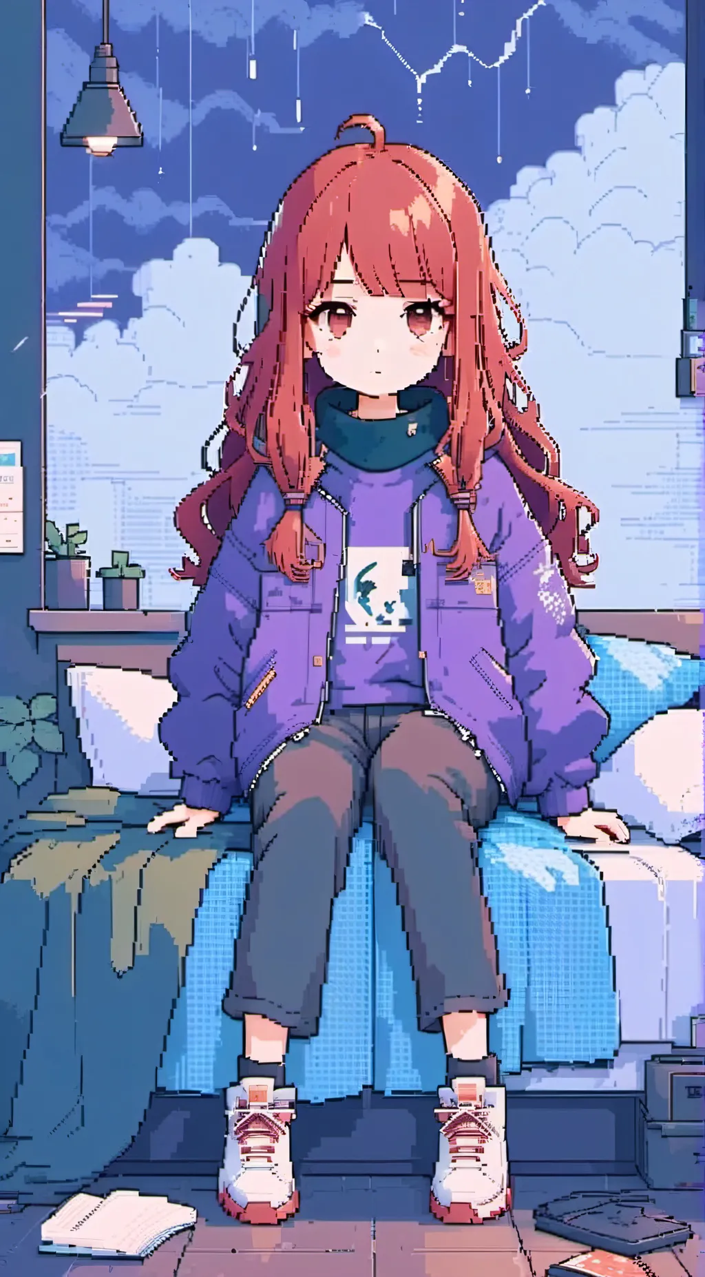 ai character: Red McArthur  background