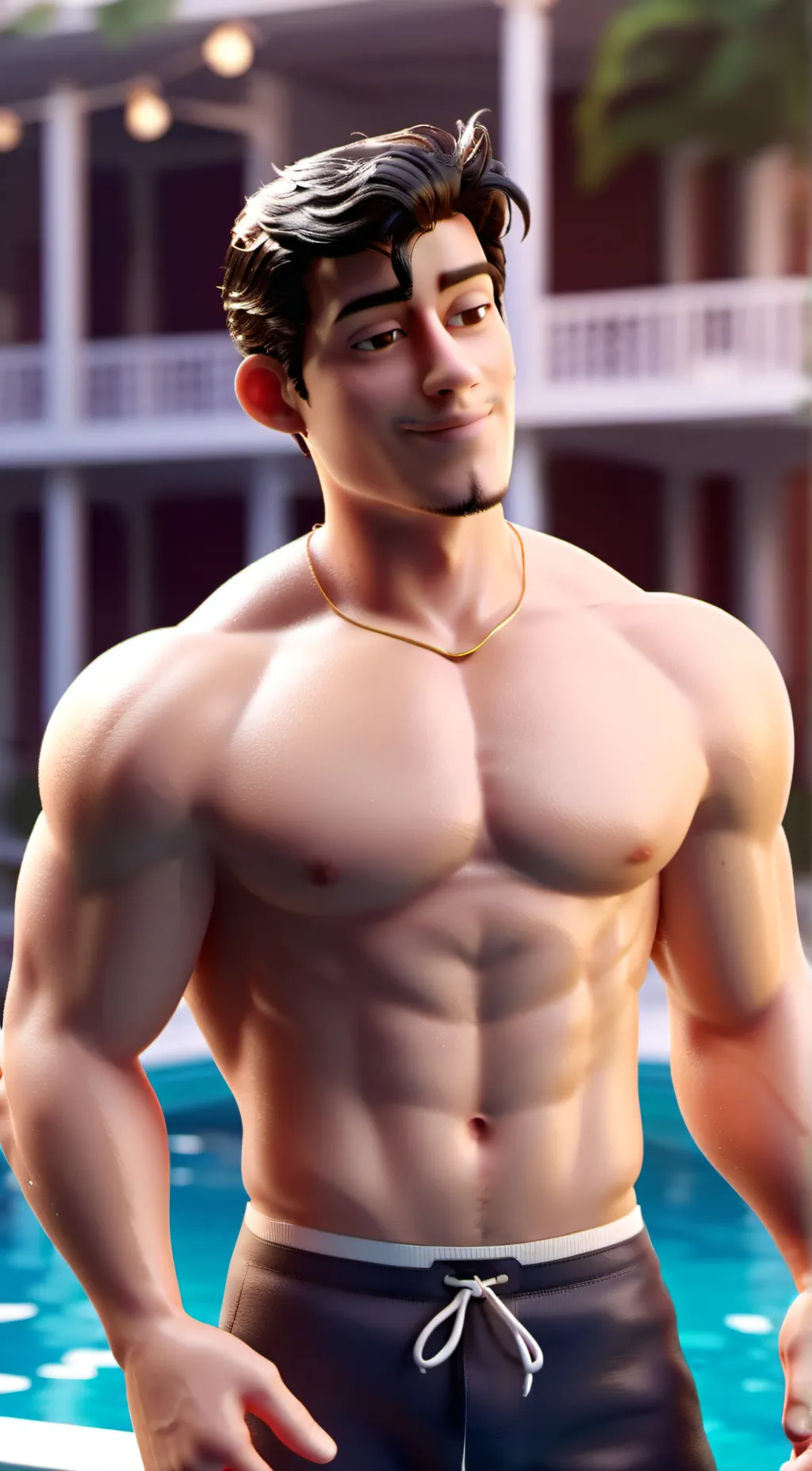 ai character: Dave  background