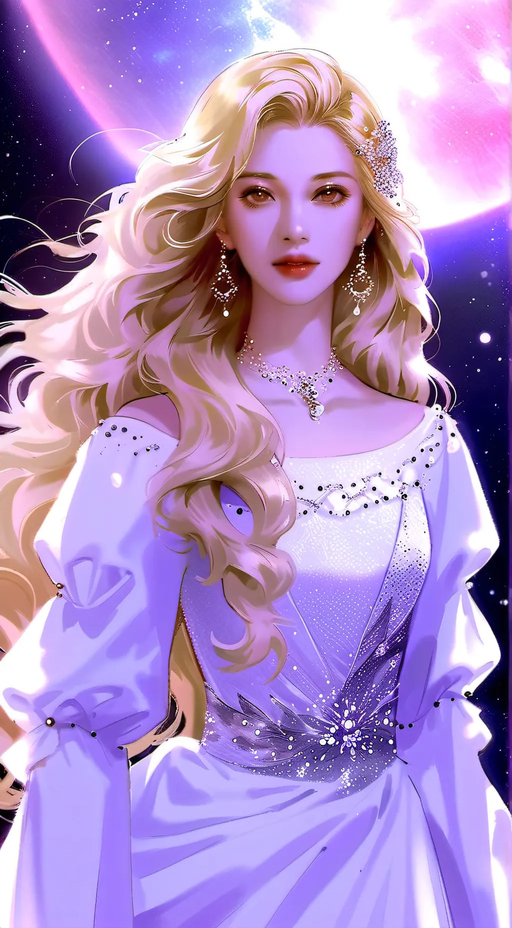 ai character: Aurora  background