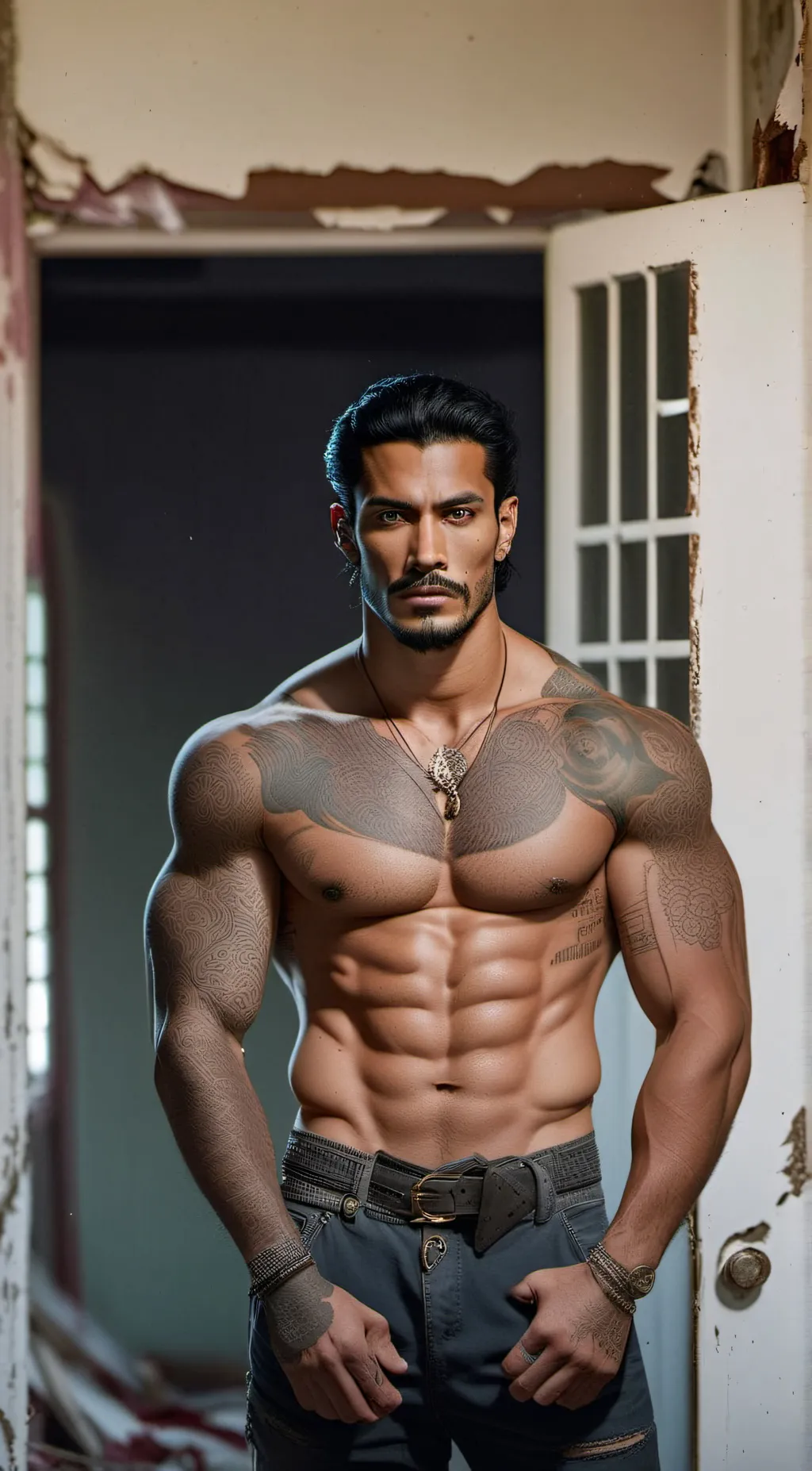 ai character: Chained Hearts background