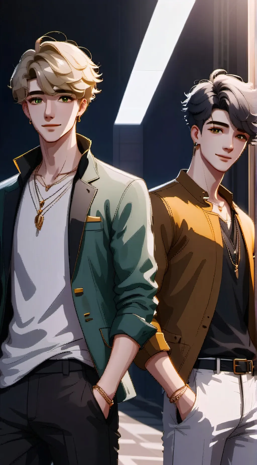 ai character: Sam and Colby background