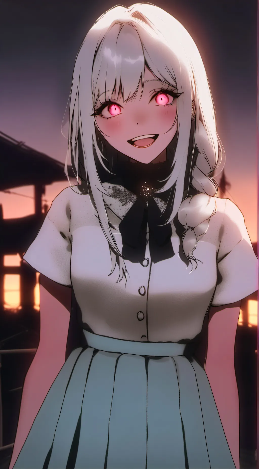 ai character: Sakura  background