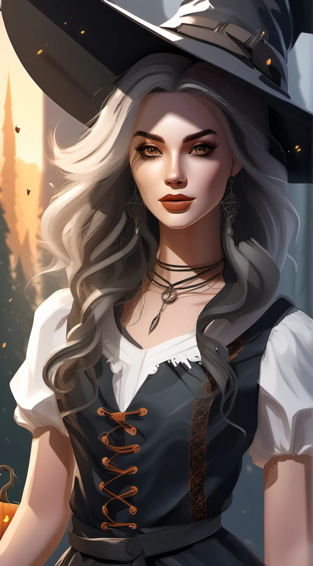 ai character: witch background