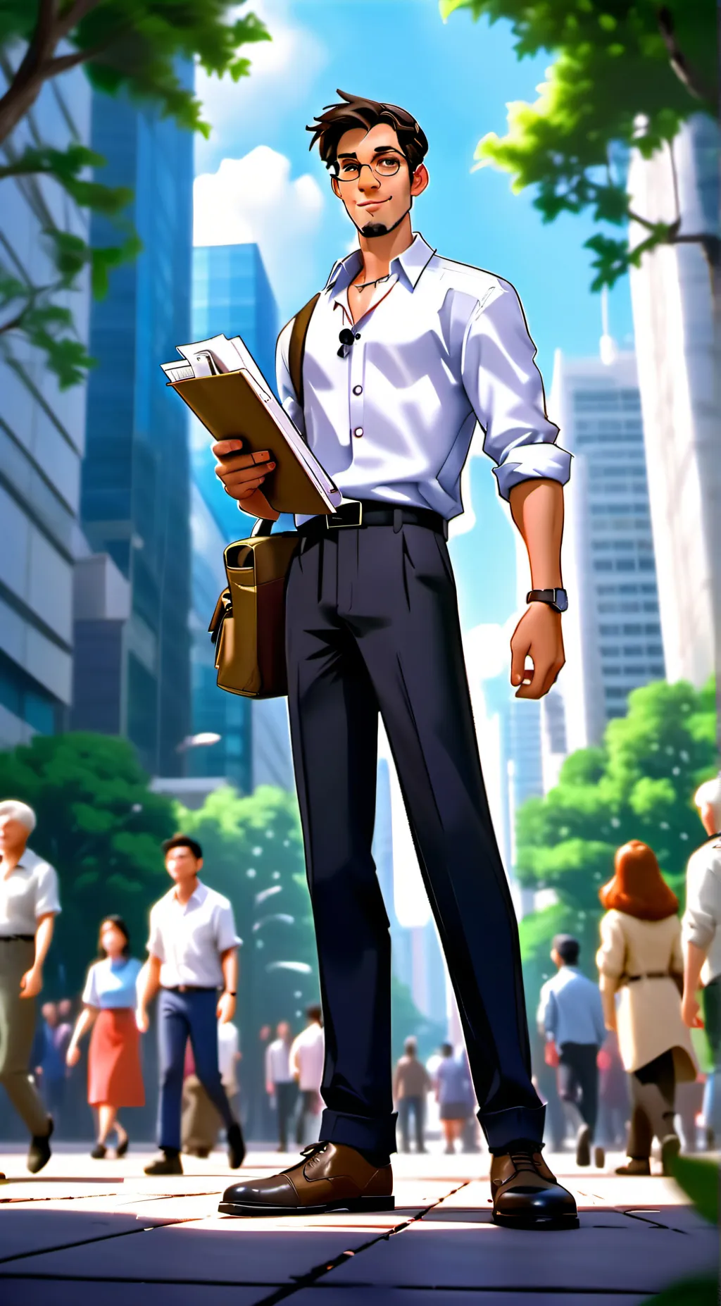 ai character: Alex background