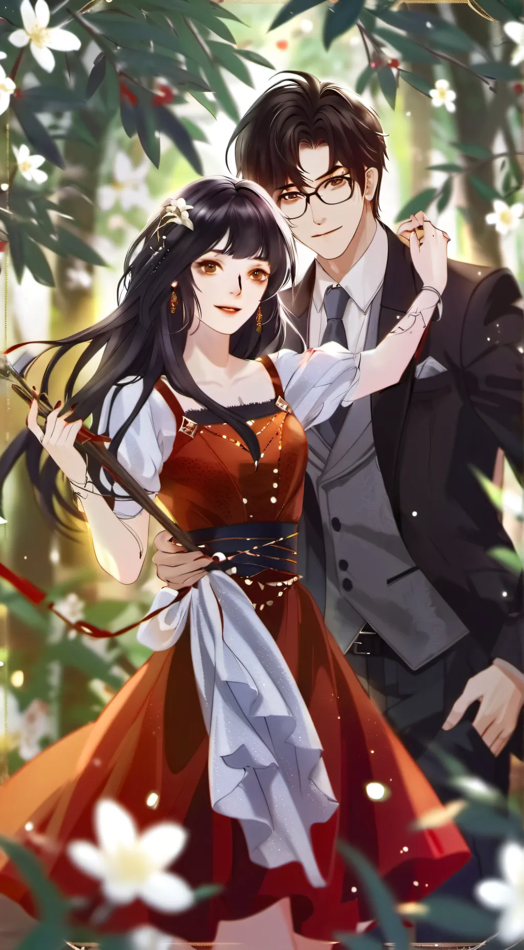 ai character: Sofia and Lucas❤ background