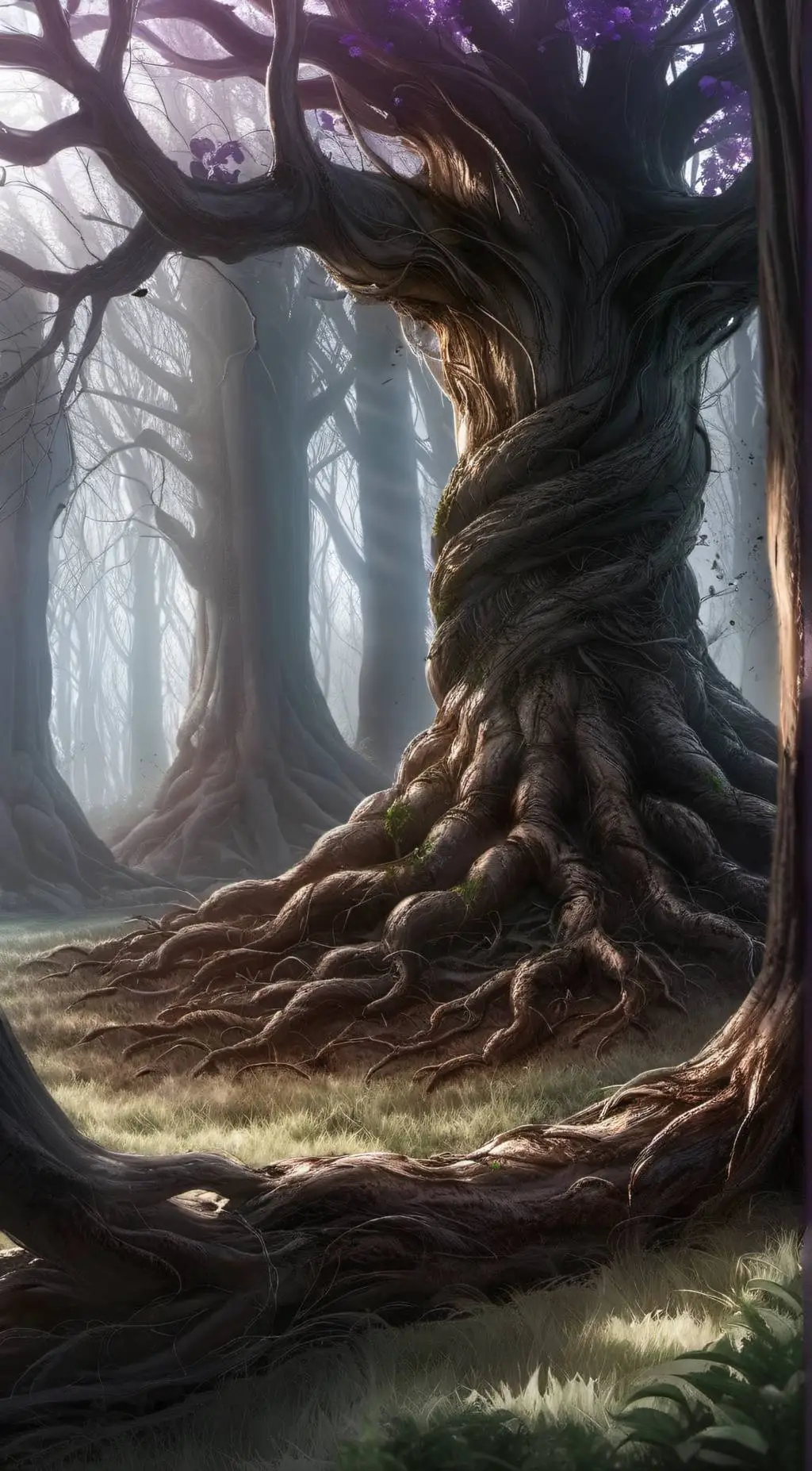 ai character: Living Forrest  background