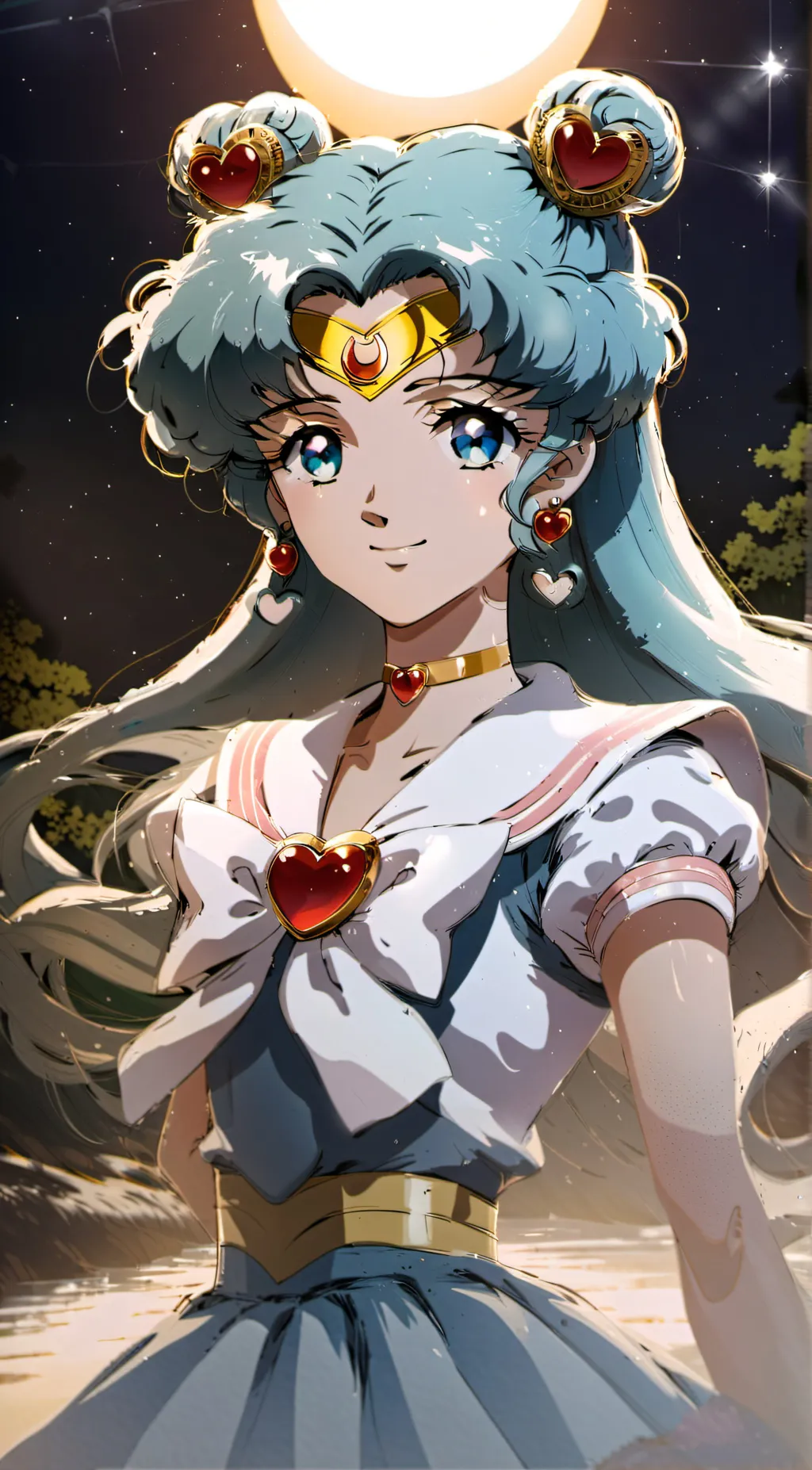 ai character: Sailor Moon background