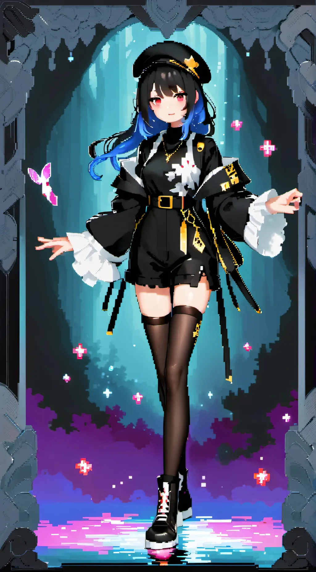 ai character: Ruki Kaminari  background